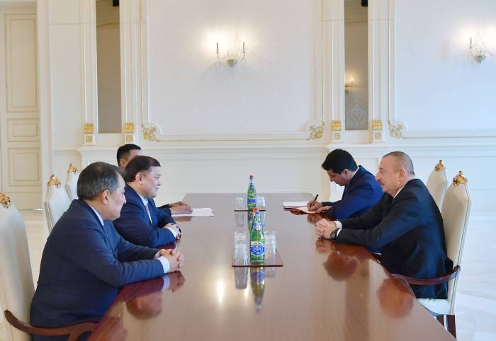 Ильхам Алиев принял председателя парламента Кыргызстана - ОБНОВЛЕНО