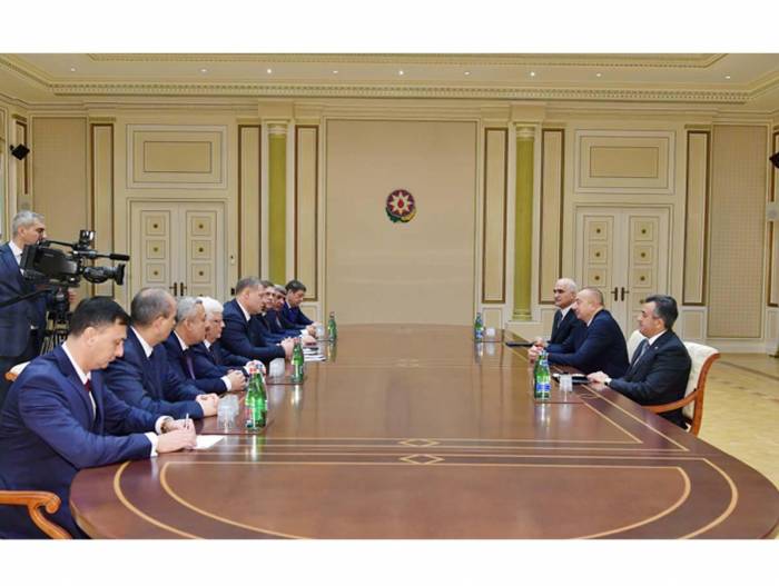 Ильхам Алиев принял губернатора Астрахани  - ФОТО