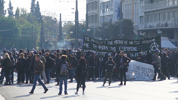В Греции около 80 человек задержали за участие в беспорядках

