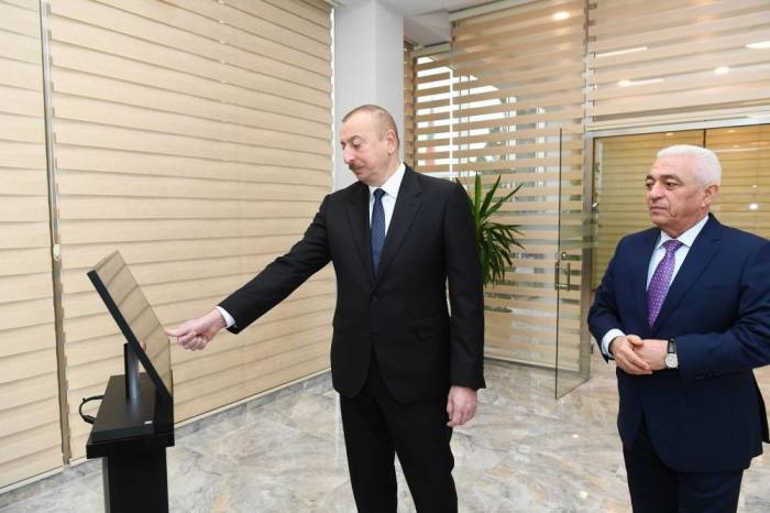 Президент Ильхам Алиев принял участие в открытии подстанции «Мушфиг» - ФОТО