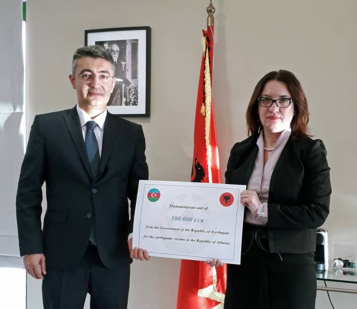 Албания получила гуманитарную помощь от Азербайджана
