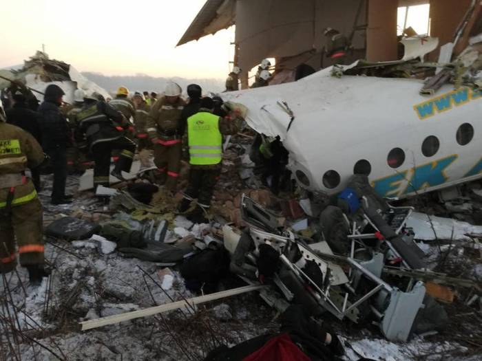 Аэропорт Алматы опубликовал хронологию авиакатастрофы
