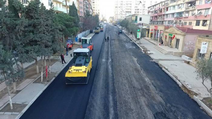 В Азербайджане отремонтирован ряд улиц 
