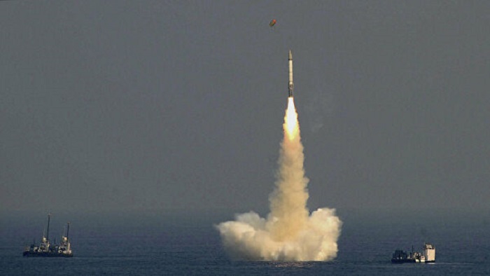 Индия испытала баллистическую ракету К-4 