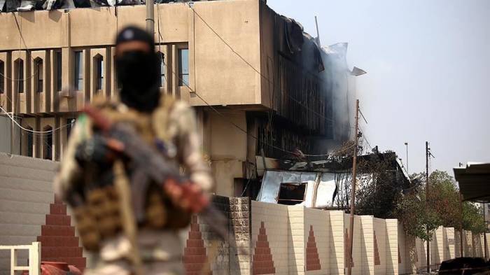 По центру Багдада нанесен ракетный удар
