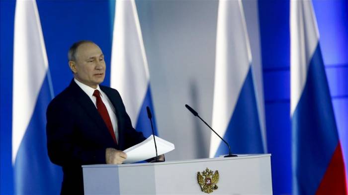 Путин выступил с посланием к Федеральному Собранию
