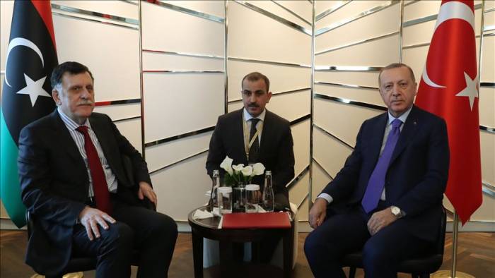 Эрдоган встретился с главой признанного правительства Ливии
