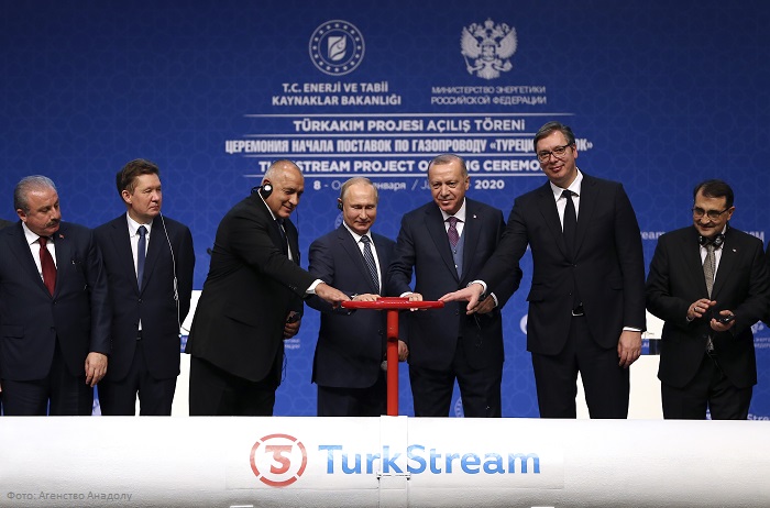 Путин и Эрдоган запускают трубопровод - ВИДЕО