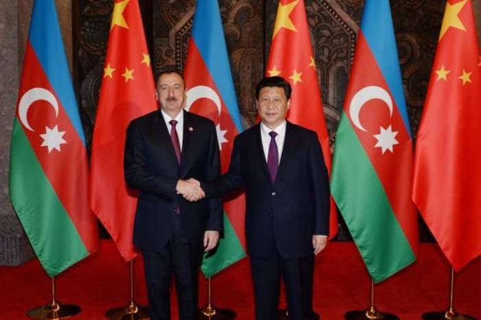 Председатель КНР поблагодарил президента Ильхама Алиева