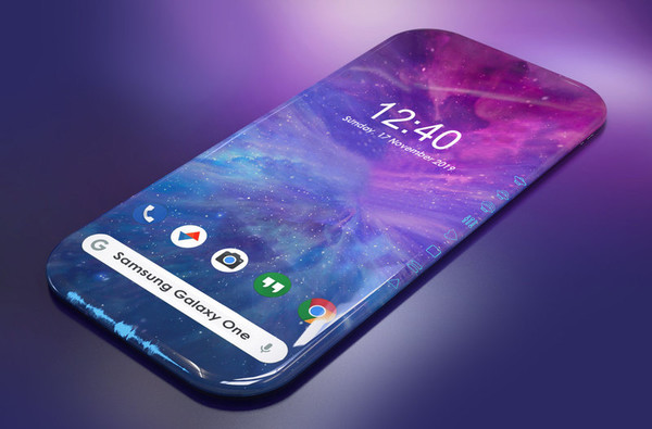 Samsung запатентовала смартфон с округленным экраном - ФОТО
