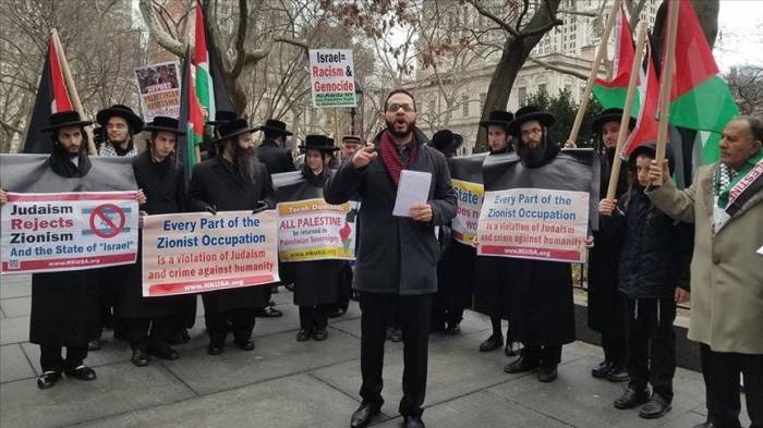 В Нью-Йорке прошла акция протеста против «мирного плана» Трампа
