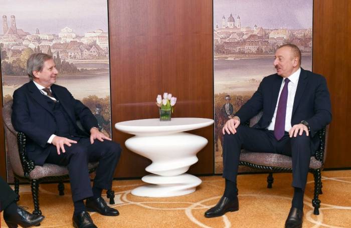 Состоялась встреча Президента Ильхама Алиева с комиссаром Европейского Союза