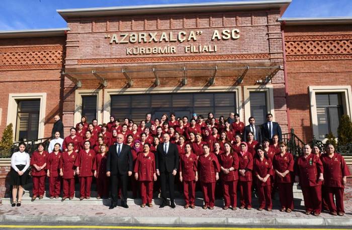В Кюрдамире открылась ОАО «Азерхалча»