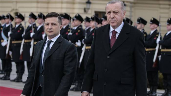 В Киеве состоялась церемония встречи президента Турции
