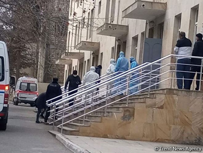 В Клинический медцентр в Баку помещены два человека из Ирана