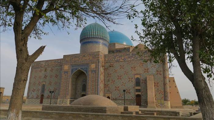 Туркестан - один из крупных центров туризма Центральной Азии
