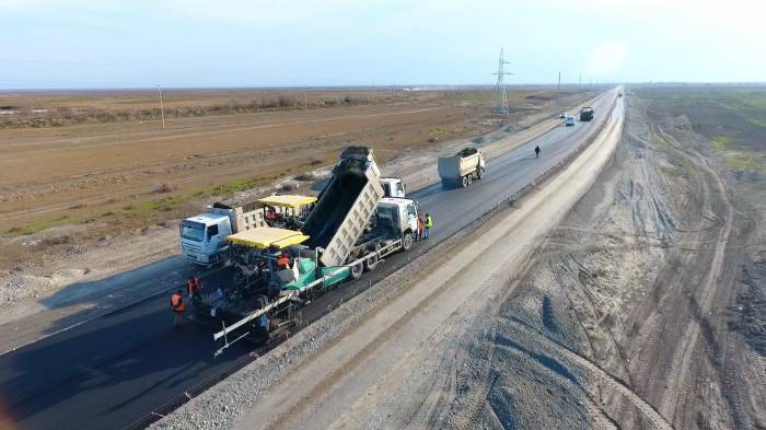 Реконструкция автодороги Бахрамтепе-Билясувар завершится в текущем году - ФОТО
