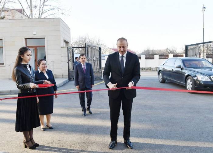 Ильхам Алиев принял участие в открытии Газахской районной центральной больницы - ФОТО
