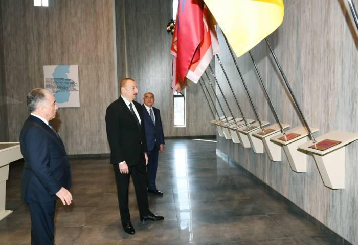 Ильхам Алиев на открытии Музея государственных атрибутов в Товузе - ФОТО-ОБНОВЛЕНО