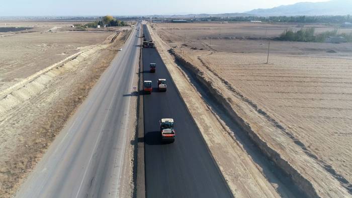 Участок автотрассы M2 Гянджа-госграница с Грузией расширяется до 4 полос - ФОТО