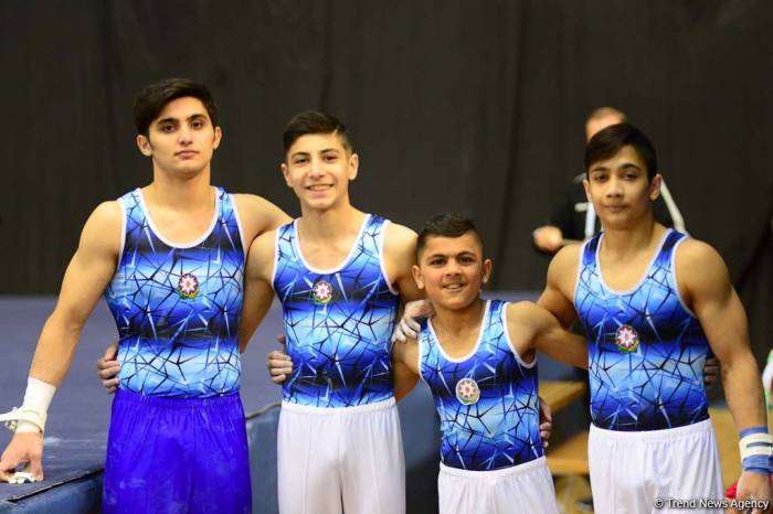 Азербайджанские гимнасты вышли в финал AGF Junior Trophy в вольных упражнениях
