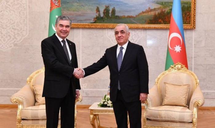 Премьер-министр Али Асадов встретился с Президентом Туркменистана Гурбангулы Бердымухамедовым
