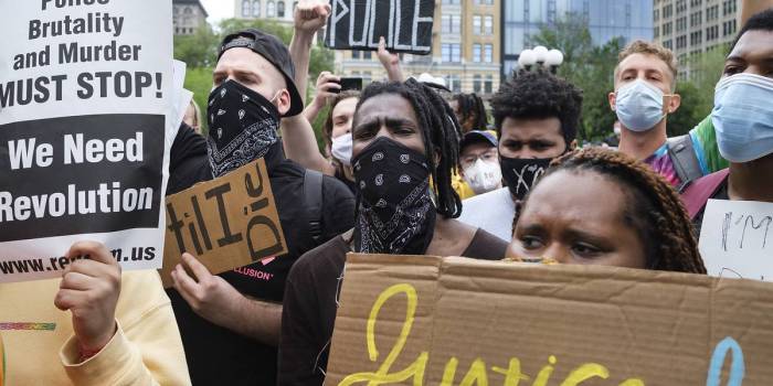 В Нью-Йорке в ходе протестов задержаны более 40 человек