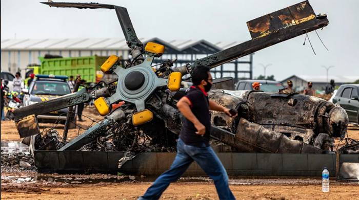 В Индонезии потерпел крушение вертолет – есть погибшие и пострадавшие
