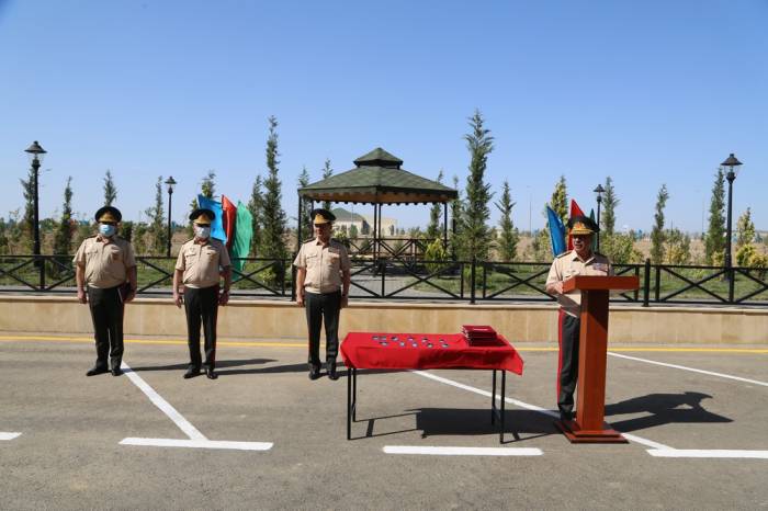 Министр обороны на открытии нового комплекса зданий военного городка - ФОТО