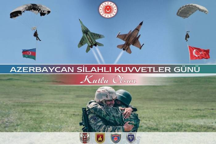 Минобороны Турции поздравило Азербайджан с Днем Вооруженных cил