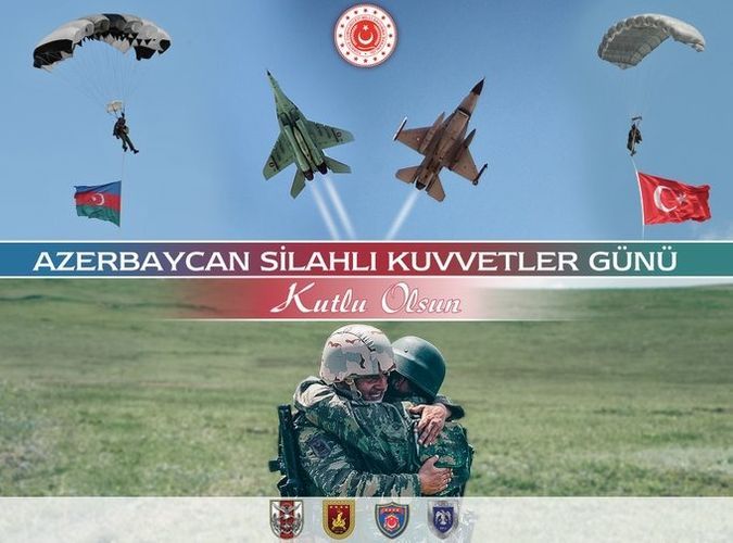 Минобороны Турции поздравило Азербайджан с Днем Вооруженных Сил
