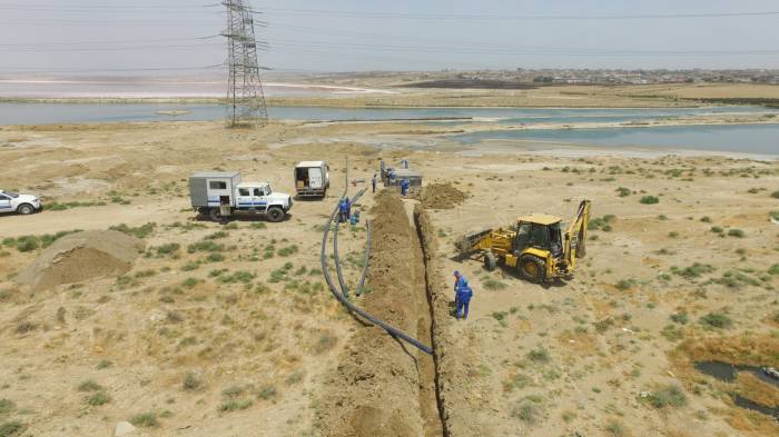 Улучшается водоснабжение бакинских поселков - ФОТО

