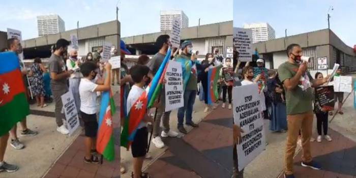 В Атланте проведена акция протеста против военных провокаций Армении
