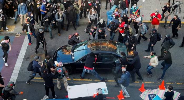 В Сиэтле задержали 25 участников массовых беспорядков