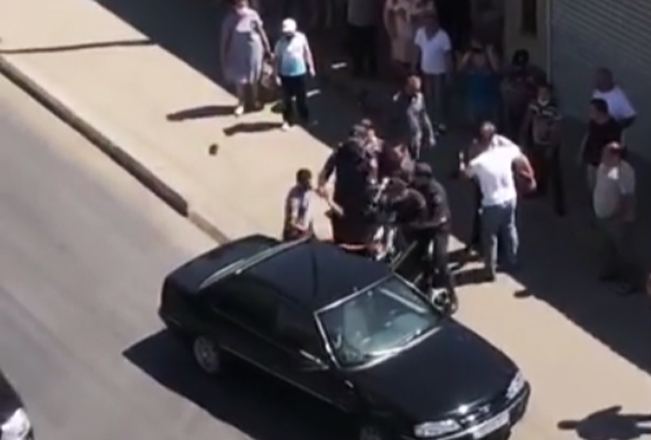 ГУП  города Баку о мнимом «нападении» на полицейских - ВИДЕО