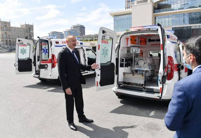 По  поручению Президента Ильхама Алиева в страну привезены новые автомобили скорой медицинской помощи - ФОТО
