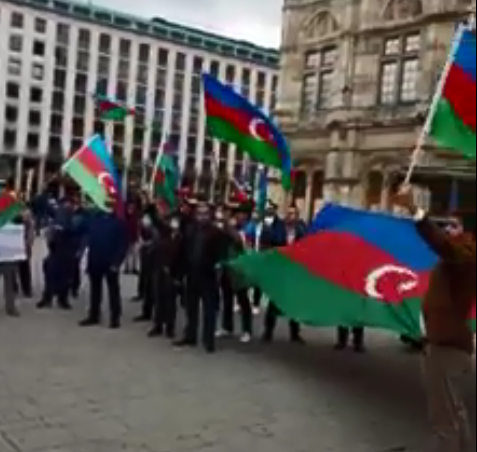 В Вене прошла акция в знак протеста военным провокациям Армении 
