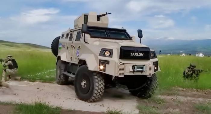 В Узбекистане разработали легкобронированный автомобиль Tarlon