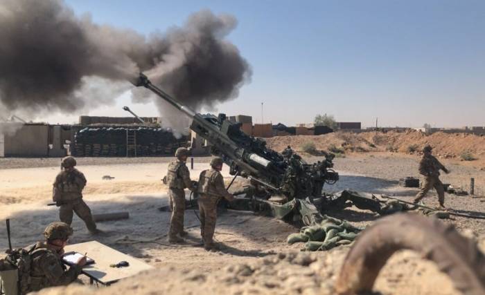 Военный лагерь на окраине Багдада подвергся ракетному обстрелу