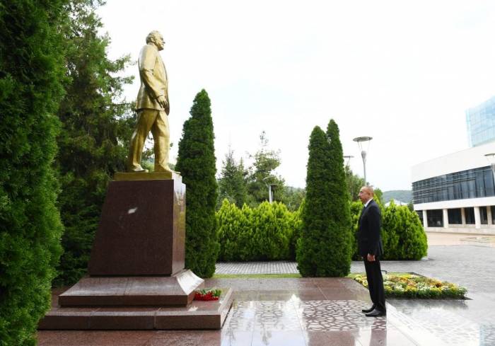 Ильхам Алиев побывал также в Габалинском районе - ФОТО
