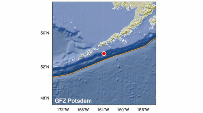 Землетрясение магнитудой 5,6 произошло у берегов Аляски
