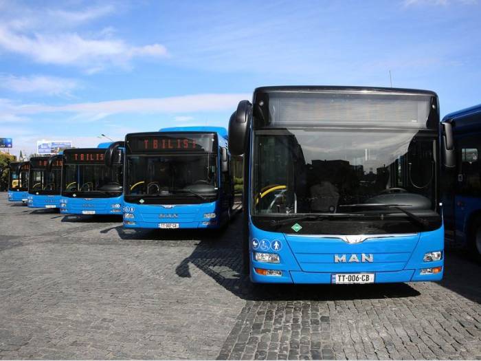 В Тбилиси появятся десять транзитных автобусных коридоров