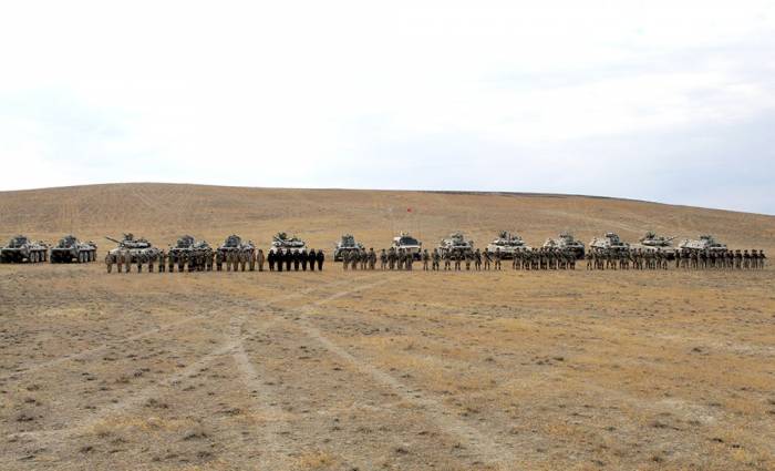 Азербайджанские и турецкие военнослужащие выполнили различные элементы совместных широкомасштабных учений – ФОТО-ВИДЕО
