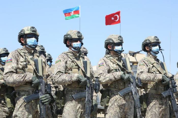 В рамках азербайджано-турецких совместных учений прошел "День высокопоставленных наблюдателей" - ФОТО