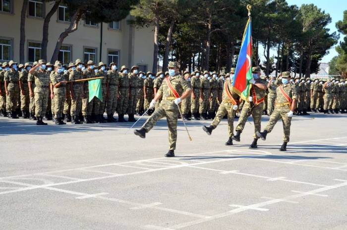 В Азербайджанской армии состоялась церемония принятия военной присяги