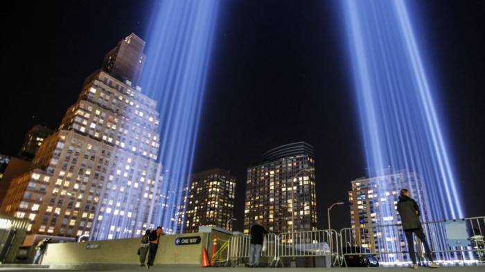 В США в годовщину терактов 11 сентября включат световую инсталляцию