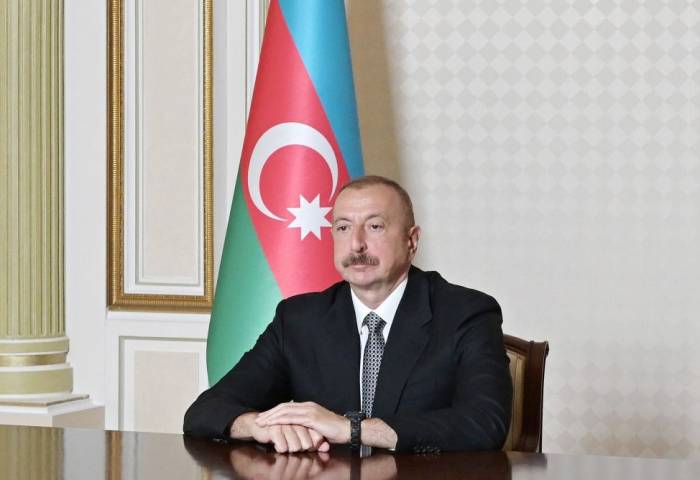 Президент Ильхам Алиев поздравил словацкую коллегу