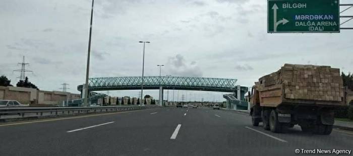 Пешеходный переход над трассой Мардакян-Загульба будет сдан в эксплуатацию 