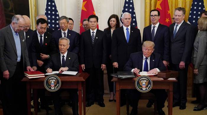 США и Китай видят прогресс по первой фазе торговой сделки
