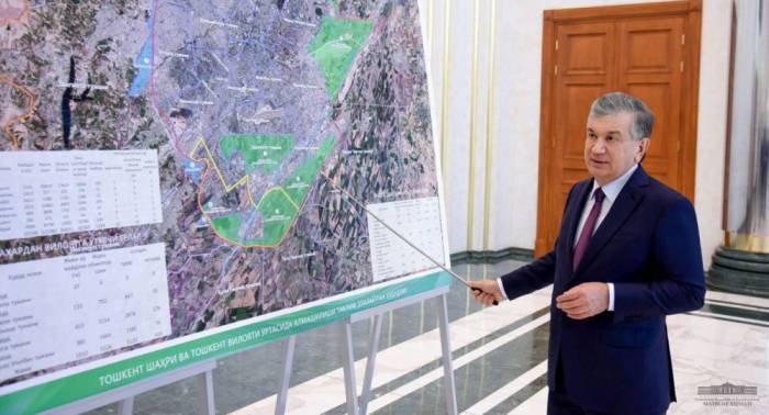 Президент поручил пересмотреть генплан Ташкента и изменить границы города